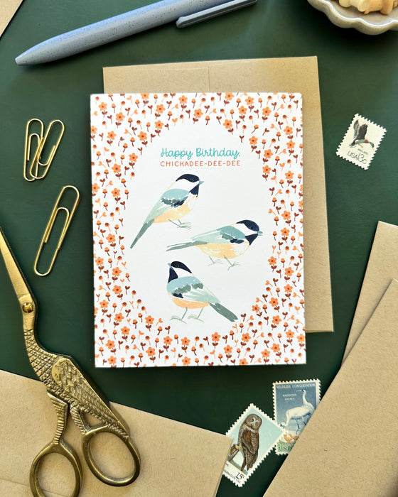 Chickadee Birthday | Greeting Card