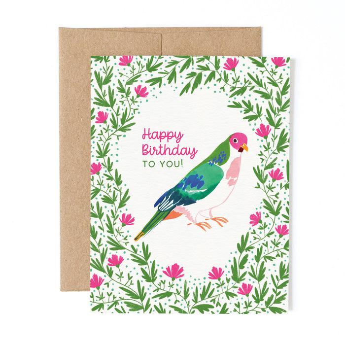 Fruit Dove Birthday | Greeting Card