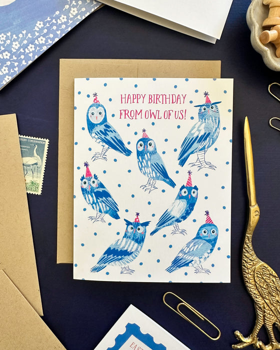 Owl of Us Birthday | Owl Greeting Card