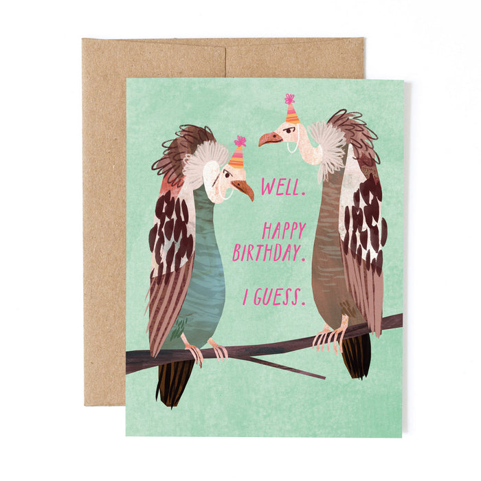 Vultures Happy Birthday I Guess | Greeting Card