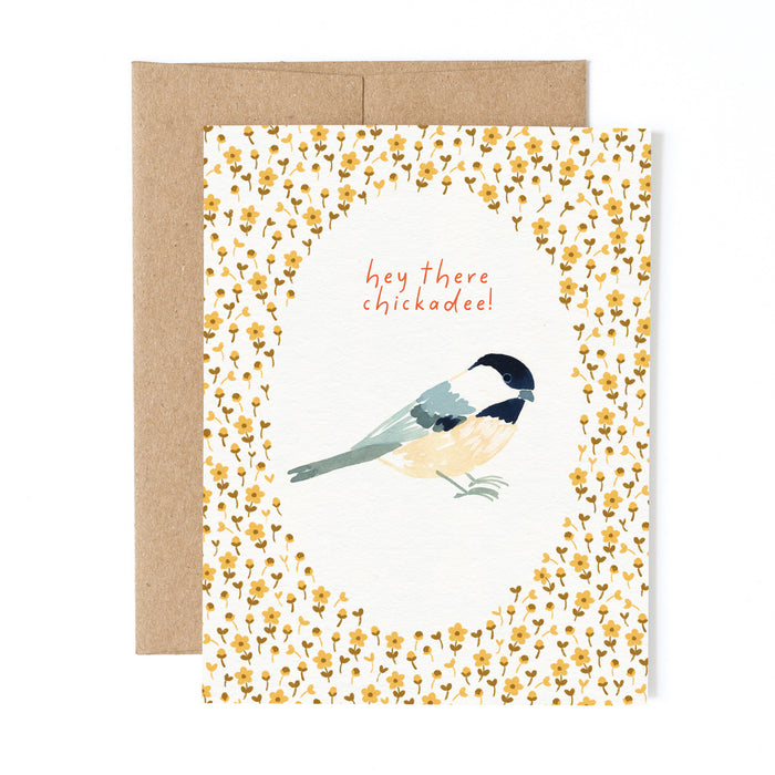 Chickadee Hello | Greeting Card