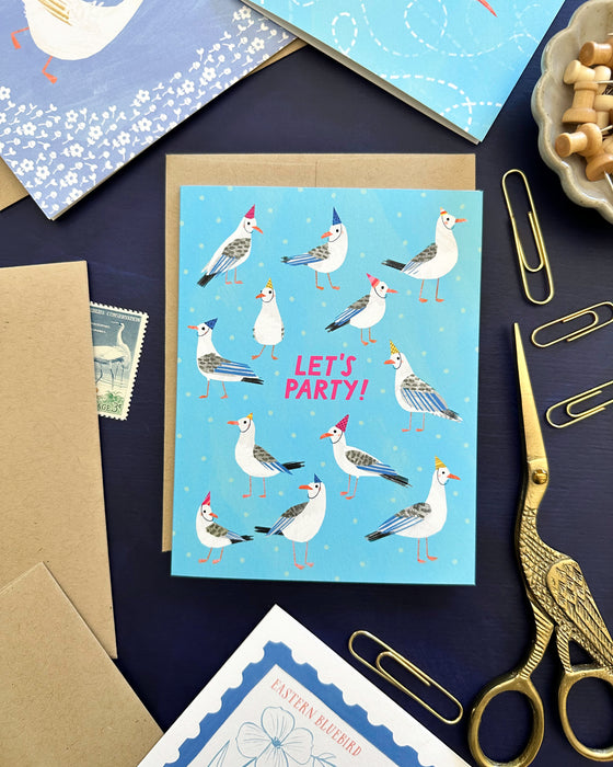 Party Gulls Birthday | Greeting Card