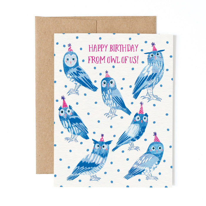 Owl of Us Birthday | Owl Greeting Card
