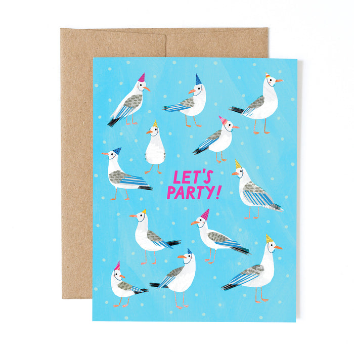 Party Gulls Birthday | Greeting Card