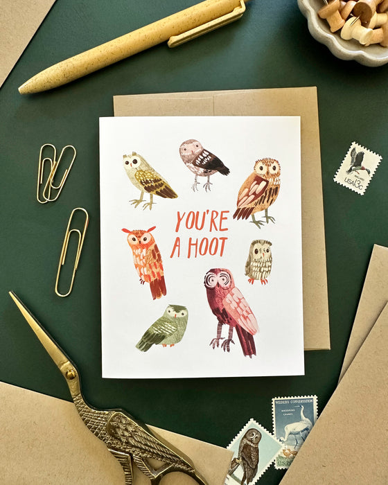 You're a Hoot | Owl Greeting Card